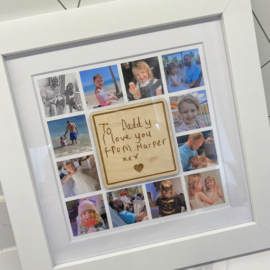 Childs note plaque frame