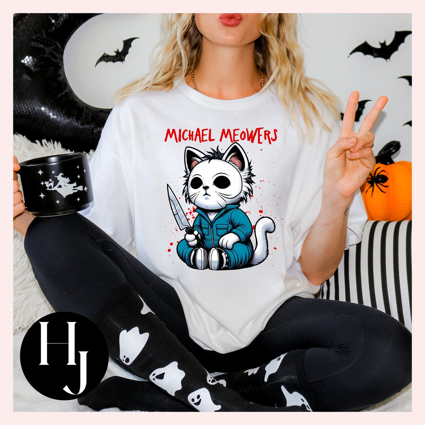 Michael Meowers Halloween T-shirt