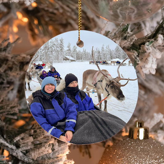 Lapland photo bauble