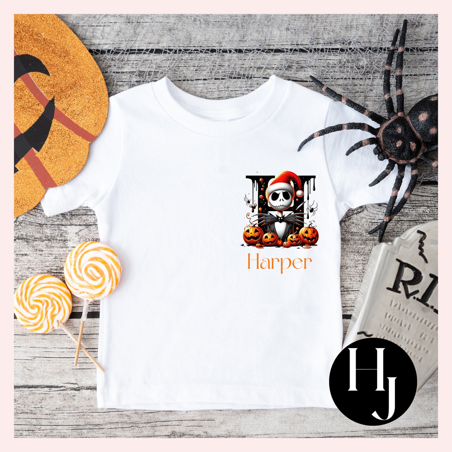 Halloween Initial T-shirt