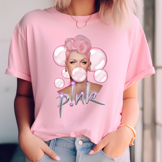 Pink Bubble gum Tee