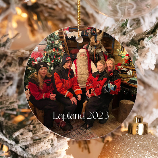 Lapland photo bauble