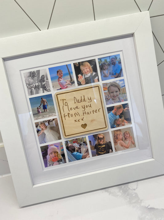 Personalised note Plaque Collage