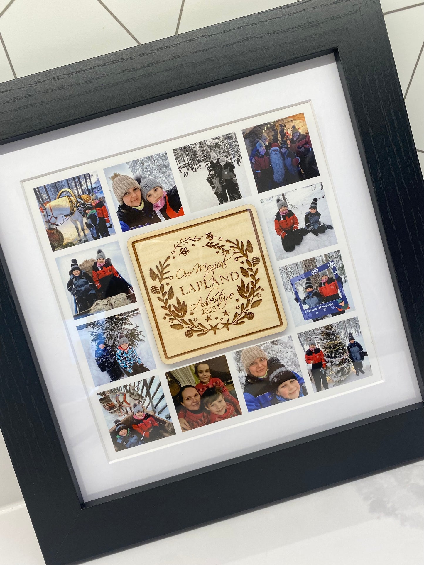 Lapland Adventure Plaque Collage