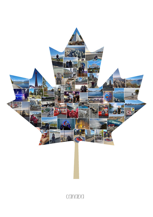 Canada Maple leaf Collage