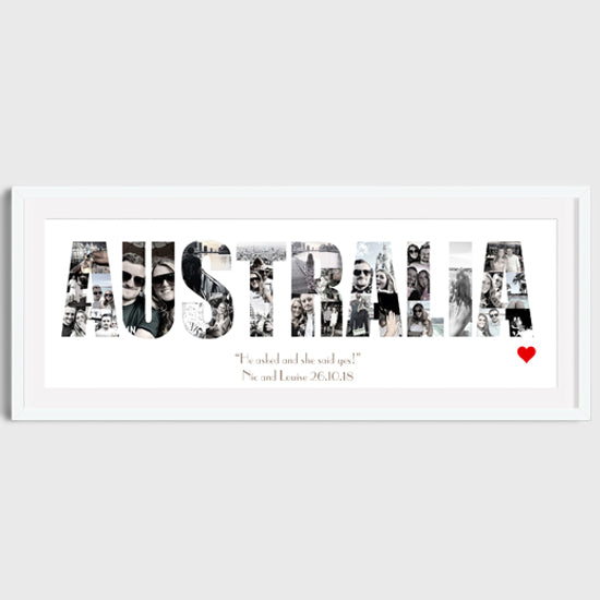 Australia holiday photo collage