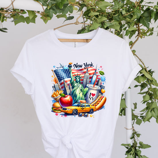 New York collage T-shirt