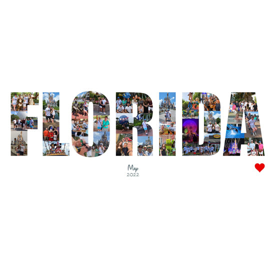 Florida word collage