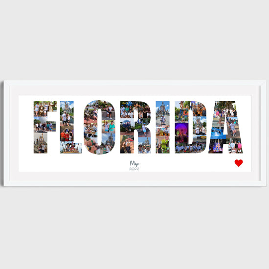 Florida word collage