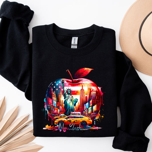 New York apple themed jumper