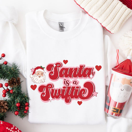 Taylor Swift Santa is a Swiftie