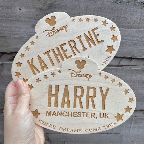 Cast member personalised plaque