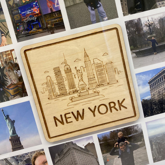 New York plaque collage