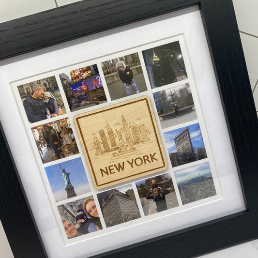 New York plaque collage