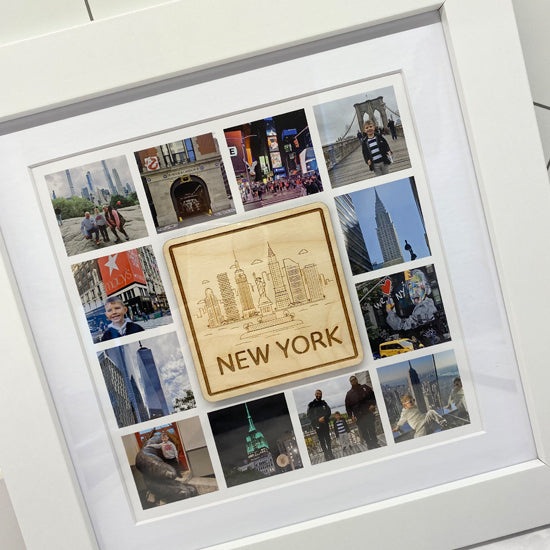 New York plaque collage