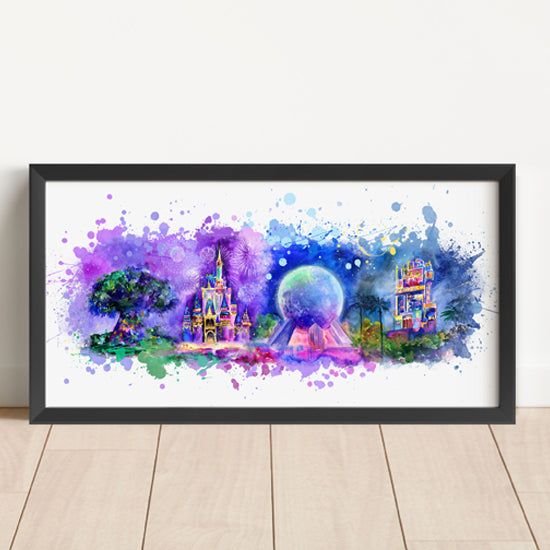 Florida skyline print