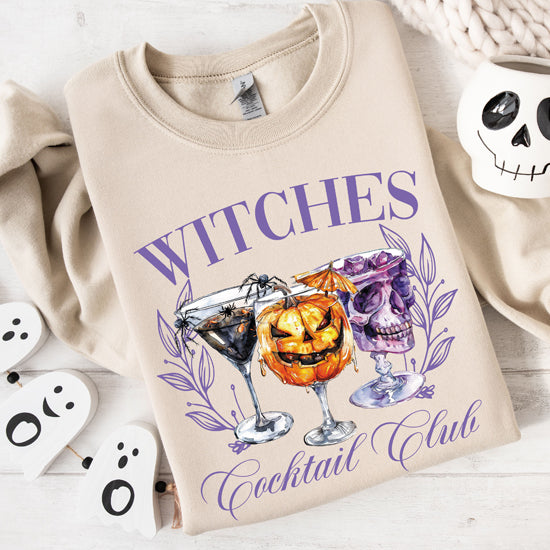 Witches cocktail club halloween jumper