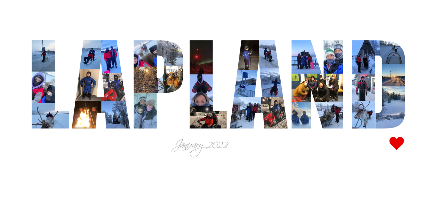 Lapland Word Collage