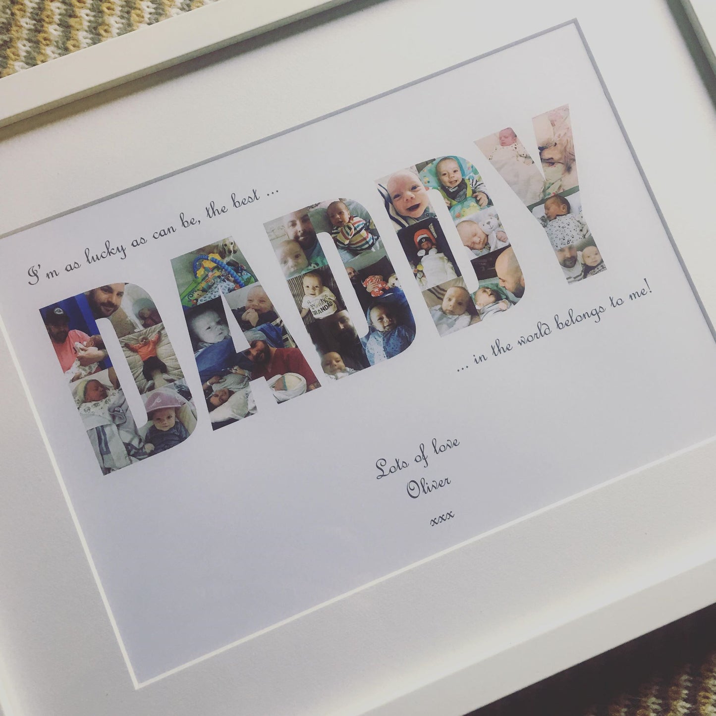 Daddy Collage Frame