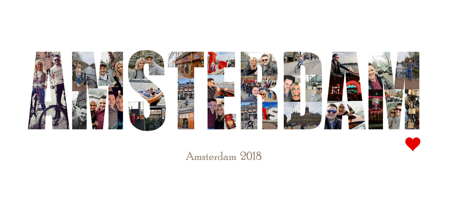 Amsterdam Word Collage