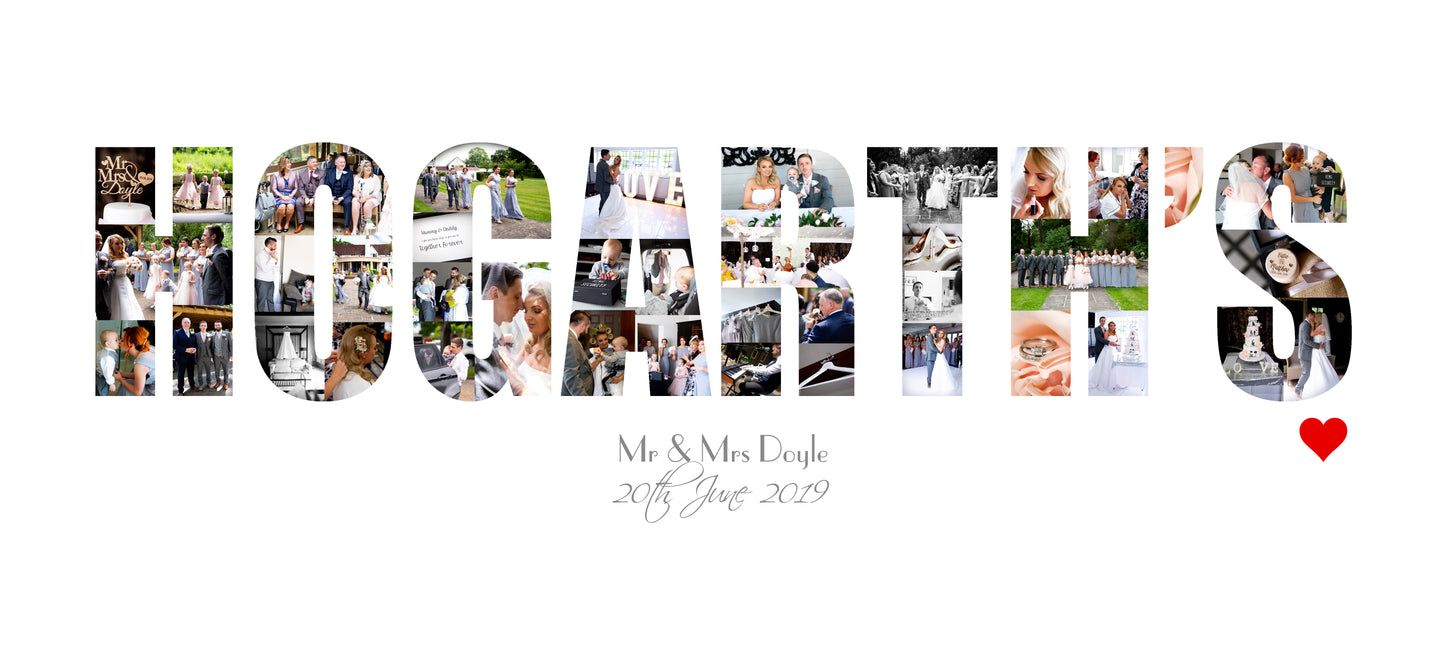 Wedding Word Collage