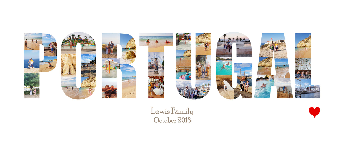 Portugal Word Collage