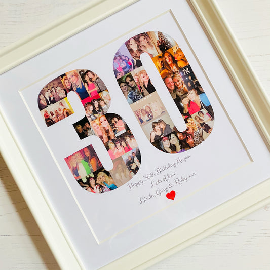 Number Birthday Frame