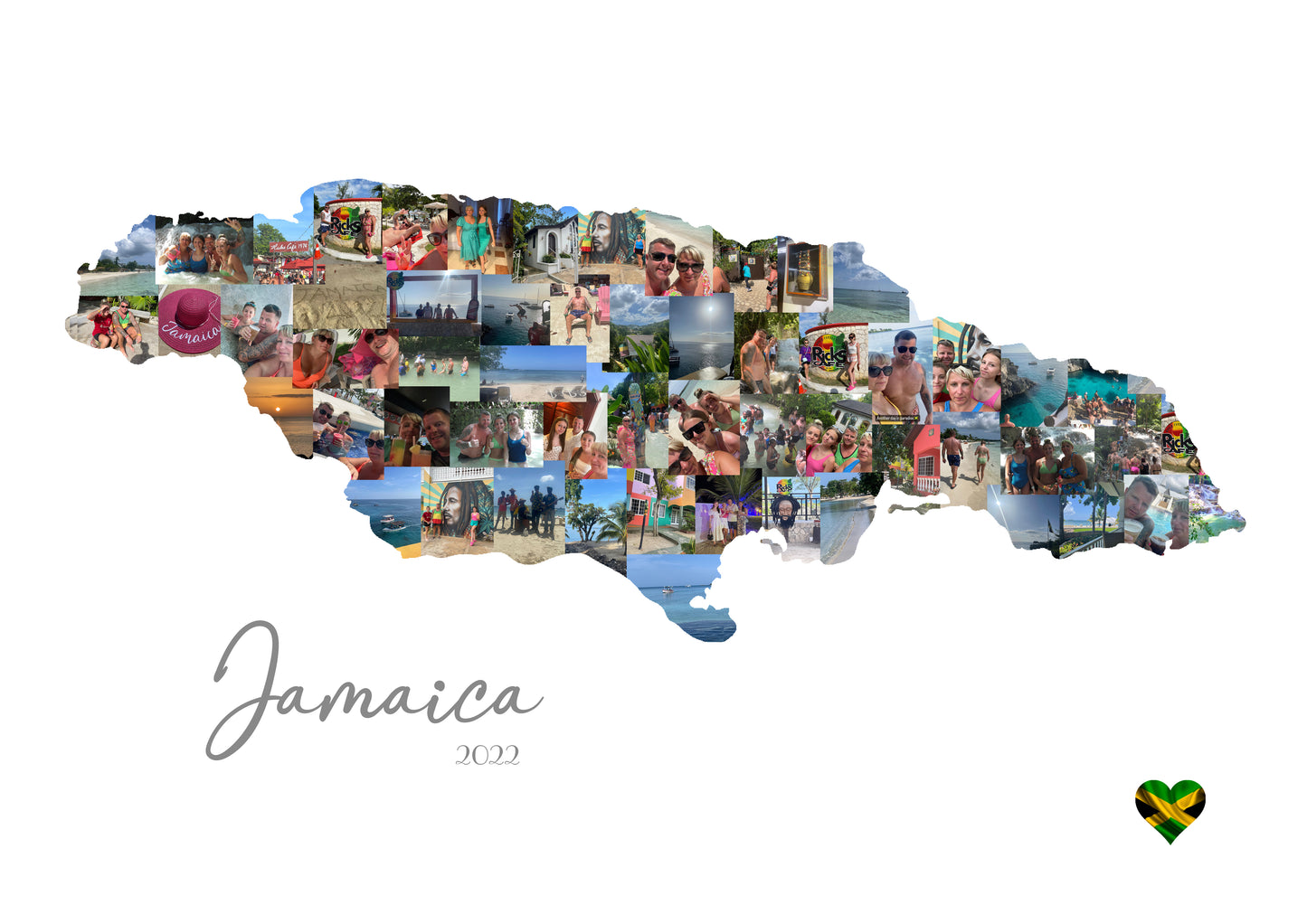 Jamaica island Collage