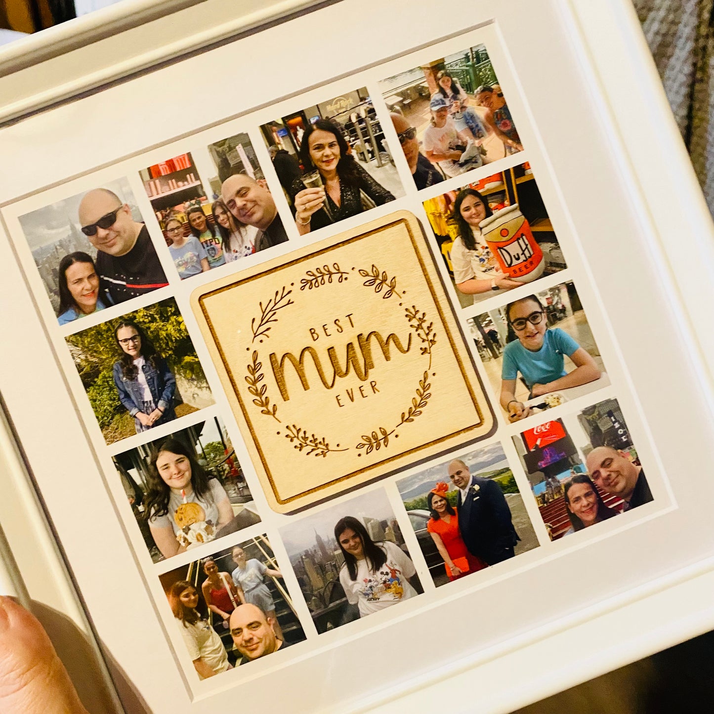 Best Mum Plaque Collage